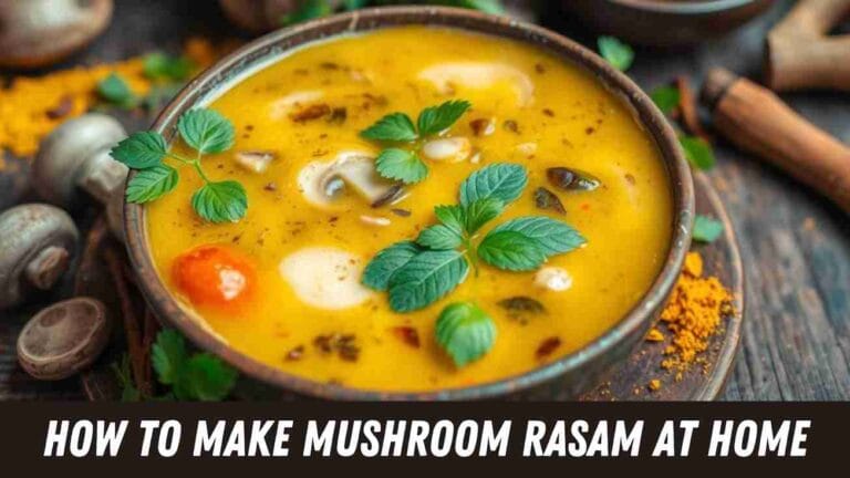 How to Make Mushroom Rasam at Home