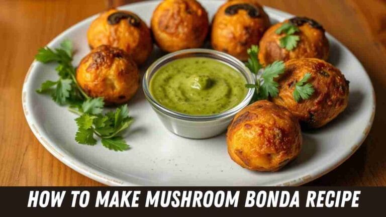 Mushroom Bonda Recipe